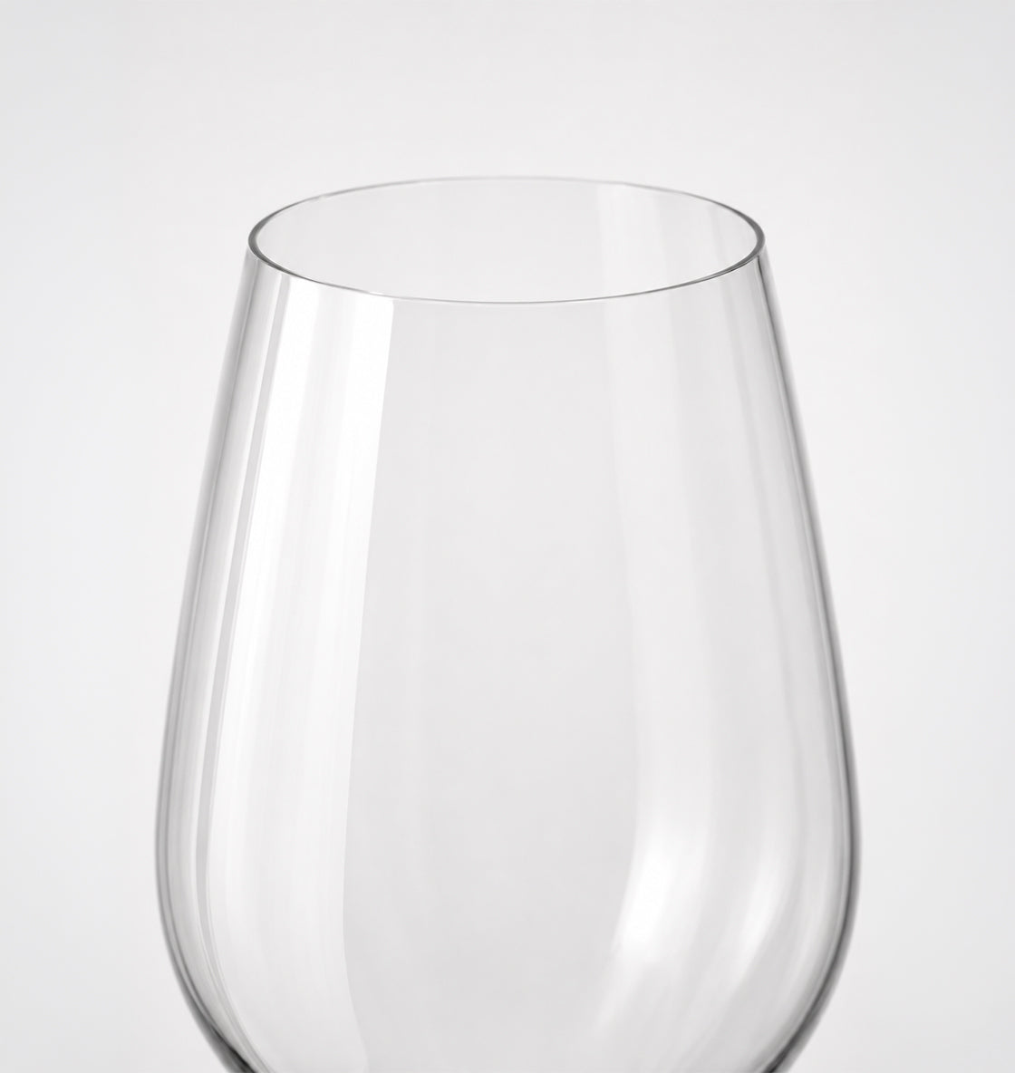 Copas de vino Elia de cristal acanalado, set de 4