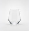 Vasos Lucca de cristal con textura facetada, set de 6 RCR