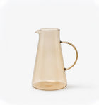 Jarra Aurelia de borosilicato en tono dorado cristalino, 1.8 L