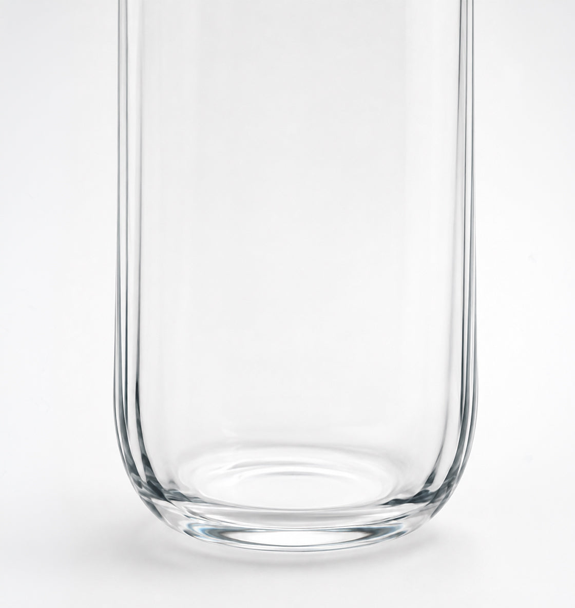 Vasos altos Nilo acanalados en acabado cristalino, set de 4