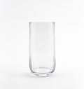 Vasos altos Nilo acanalados en acabado cristalino, set de 4